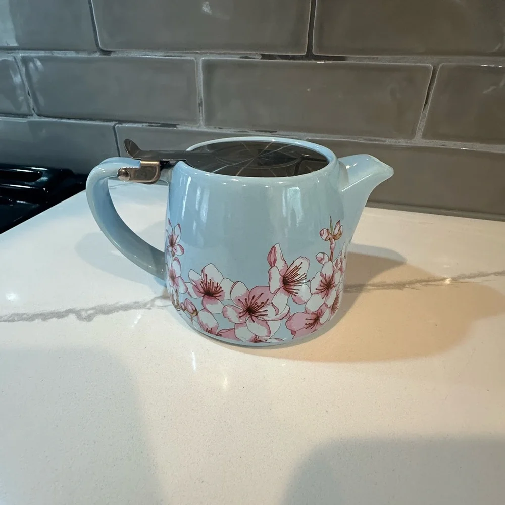 ALFRED Ceramic & Stainless Steel Teapot 20oz dripless spout heat resistant - Picture 10 of 16